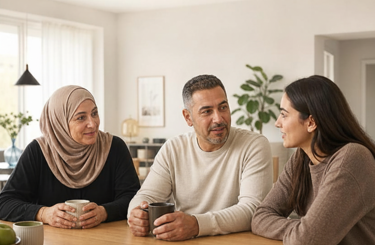 Billede af en familie 